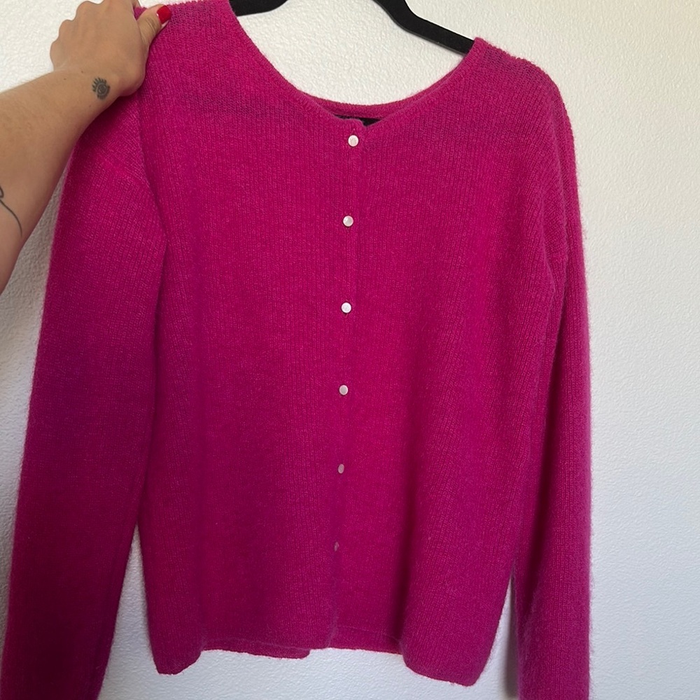 **SOLD** Sezane Pink Women's Cardigan Sweater
